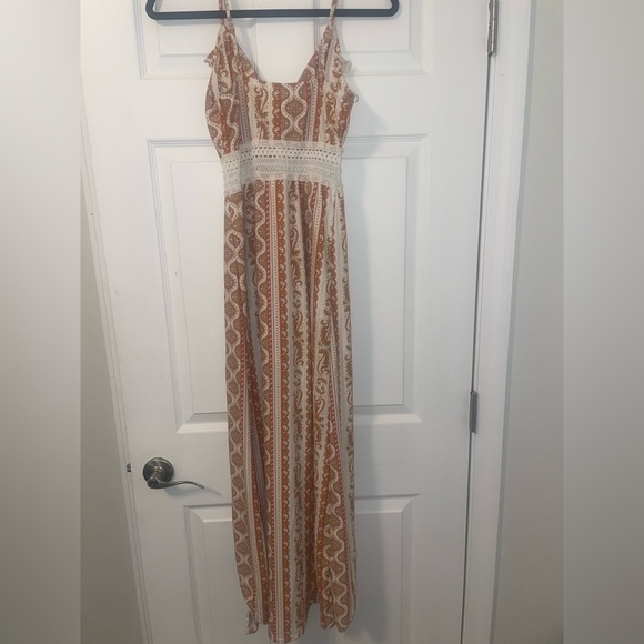 stunning maxi dress with shorts/open front worn once! - Picture 6 of 10